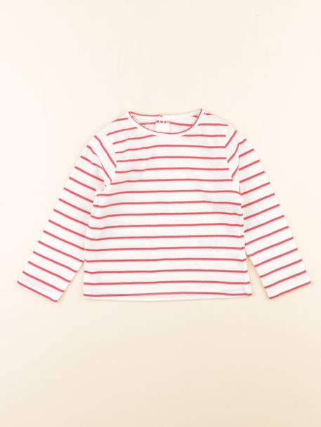 Tee-shirt - 18 mois Blanc, rouge 1 - vertbaudet enfant 