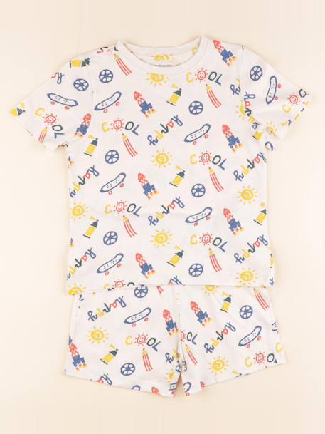 Pyjama coton - 5 ans Beige 1 - vertbaudet enfant 