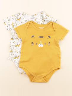 Seconde main-Garçon-Lot de 2 bodies en coton - 12 mois