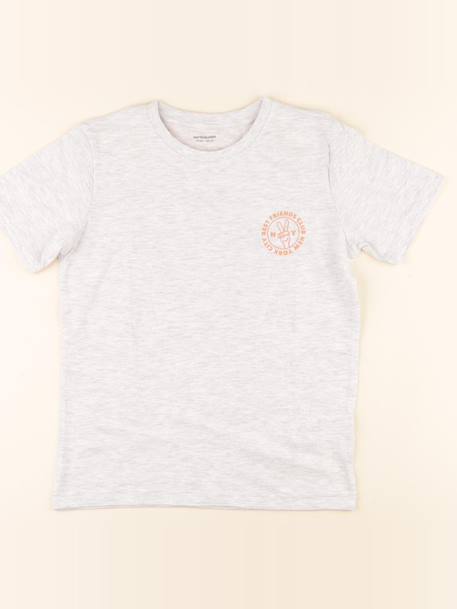Tee-shirt - 10 ans Gris 1 - vertbaudet enfant 