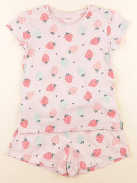 Pyjama coton - 8 ans Rose 1 - vertbaudet enfant 