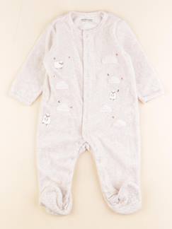 Seconde main-Garçon-Pyjama, surpyjama, dors-bien-Pyjama velours - 12 mois
