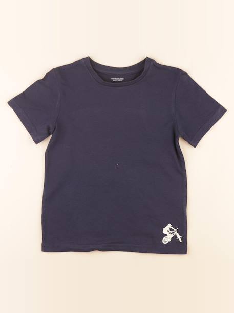 Tee-shirt - 8 ans Bleu 1 - vertbaudet enfant 