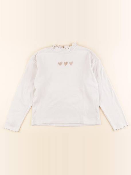 Sous-pull - 8 ans Blanc 1 - vertbaudet enfant 