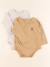 Lot de 2 bodies en coton - 9 mois Beige, jaune 1 - vertbaudet enfant 