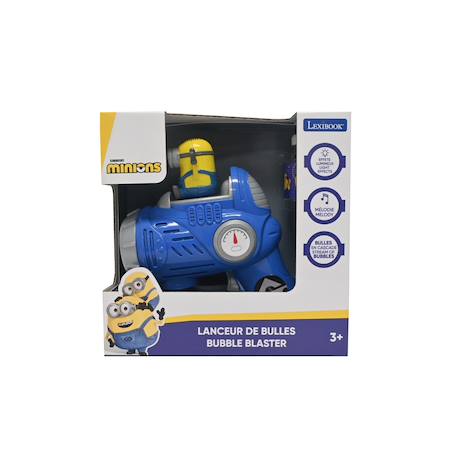 Série de pistolet à bulles - pistolet à bulles les minions avec effets lumineux et sonores. Jaune 5 - vertbaudet enfant 