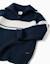 Pull en maille à col zippé à rayures Bleu foncé 3 - vertbaudet enfant 