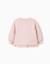 Sweat en coton peigné avec imprimé fleurs Rose 2 - vertbaudet enfant 