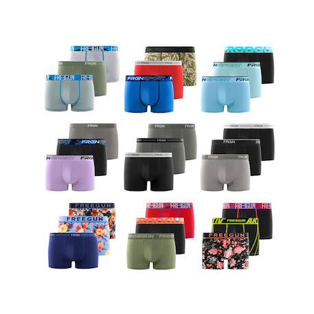 Pack suprise de 3 boxers coton Multi-couleurs 3 - vertbaudet enfant 