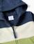 Sweat zippé en coton peigné à capuche et bloc de couleurs Bleu foncé 3 - vertbaudet enfant 