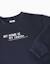 Sweat en coton peigné avec imprimé my home Bleu foncé 3 - vertbaudet enfant 