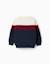 Sweat en coton peigné à bloc de couleurs Rouge foncé 2 - vertbaudet enfant 