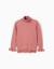 Pull à col montant avec poignets volantés Blanc+Rose+Vert foncé 4 - vertbaudet enfant 