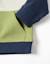 Sweat zippé en coton peigné à capuche et bloc de couleurs Bleu foncé 4 - vertbaudet enfant 