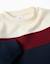 Sweat en coton peigné à bloc de couleurs Rouge foncé 3 - vertbaudet enfant 