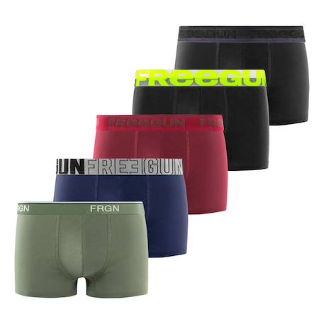 Pack surprise de 5 boxers coton Multi-couleurs 2 - vertbaudet enfant 