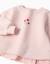Sweat en coton peigné avec imprimé fleurs Rose 3 - vertbaudet enfant 