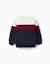 Sweat en coton peigné à bloc de couleurs Rouge foncé 1 - vertbaudet enfant 