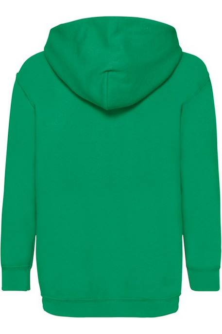 Sweat à capuche coton classic Azur+Bleu marine+Bleu roi+Fuchsia+Noir+Rose clair+Rouge+Tournesol+Vert kelly 25 - vertbaudet enfant 