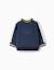 Sweat en coton peigné avec imprimé clay horse Bleu foncé 1 - vertbaudet enfant 