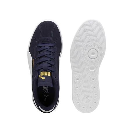 Baskets enfant garçon en cuir Marine, blanc 3 - vertbaudet enfant 