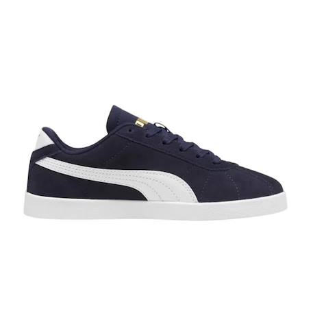 Baskets enfant garçon en cuir Marine, blanc 2 - vertbaudet enfant 