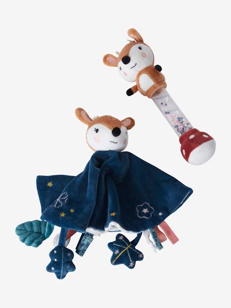 Doudou + bâton de pluie Forêt Enchantée multicolore 3 - vertbaudet enfant 