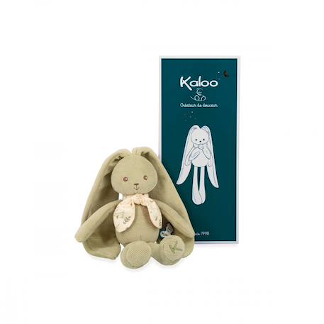 Peluche lapin lapinoo vert 25 cm Vert 1 - vertbaudet enfant 