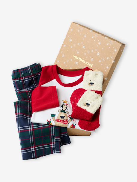 Pyjama garçon coffret rouge 1 - vertbaudet enfant 