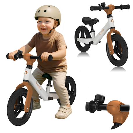 Draisienne toni légère dès 18 mois avec guidon et selle réglables Beige sand+Black orange+Green sage+Pink rose 1 - vertbaudet enfant 