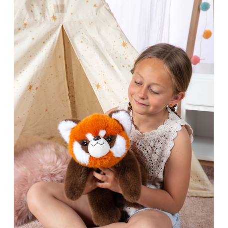 Peluche Floppy choopy panda roux 40 cm Marron 1 - vertbaudet enfant 