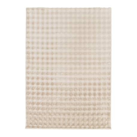 Tapis effet 3d ultra doux kumo Beige sable 1 - vertbaudet enfant 