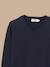 Pull col v garçon Gris chine+Marine 4 - vertbaudet enfant 