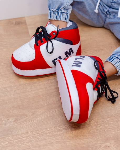 Chaussons antidérapants pour enfants Multicolore+Noir+Rouge 16 - vertbaudet enfant 