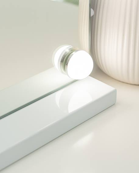Miroir coiffeuse 15 led intensité réglable Blanc 4 - vertbaudet enfant 