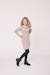 Robe manches longues fille Taupe chine 1 - vertbaudet enfant 