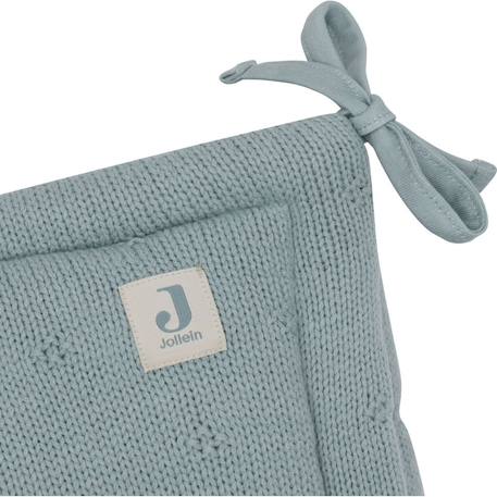 Tour de lit cosy knit biscuit (pour lits 60 x 120 ou 70 x 140 cm) Beige+Bleu 9 - vertbaudet enfant 