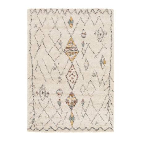 Tapis shaggy épais et confortable tizi Beige sable 1 - vertbaudet enfant 