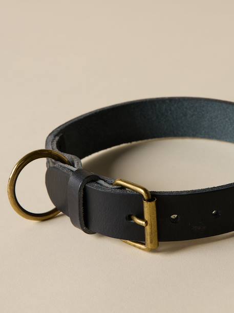 Collier pour chien en cuir - collection fine truffe Marine 2 - vertbaudet enfant 