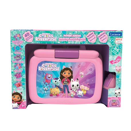 Mon premier ordinateur éducatif gabby et la maison magique (en/fr) ROSE 3 - vertbaudet enfant 