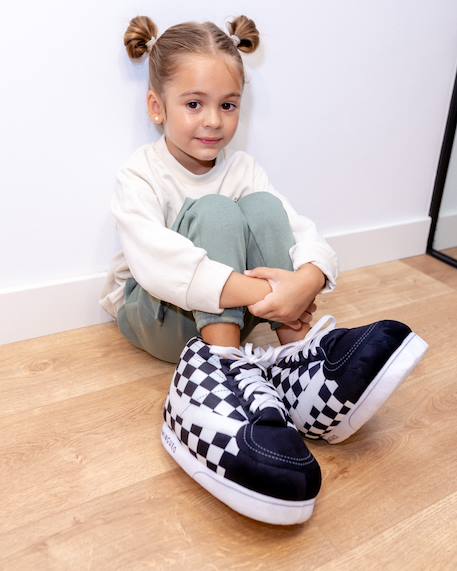 Chaussons antidérapants pour enfants Multicolore+Noir+Rouge 12 - vertbaudet enfant 