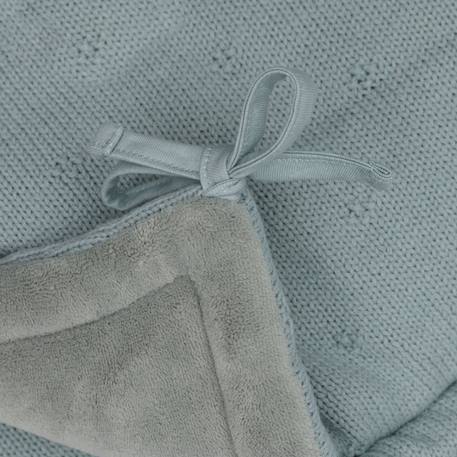 Tour de lit cosy knit biscuit (pour lits 60 x 120 ou 70 x 140 cm) Beige+Bleu 10 - vertbaudet enfant 
