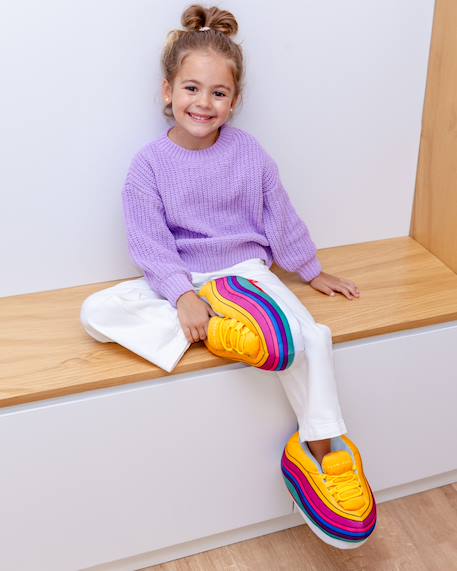 Chaussons antidérapants pour enfants Multicolore+Noir+Rouge 5 - vertbaudet enfant 