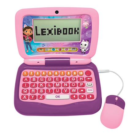 Mon premier ordinateur éducatif gabby et la maison magique (en/fr) ROSE 1 - vertbaudet enfant 