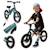 Draisienne bart air légère jusqu’à 30 kg avec guidon et selle réglables Black+Green forest+Pink violet 7 - vertbaudet enfant 