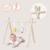 Arche d’éveil en bois anis pliable avec 4 jouets Beige 2 - vertbaudet enfant 