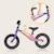 Draisienne bart air légère jusqu’à 30 kg avec guidon et selle réglables Black+Green forest+Pink violet 16 - vertbaudet enfant 