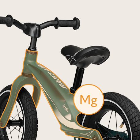 Draisienne bart air légère jusqu’à 30 kg avec guidon et selle réglables Black+Green forest+Pink violet 9 - vertbaudet enfant 