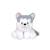 Peluche Floppy choopy husky 40 cm Blanc 2 - vertbaudet enfant 