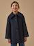 Manteau laine grand col fille Marine 1 - vertbaudet enfant 